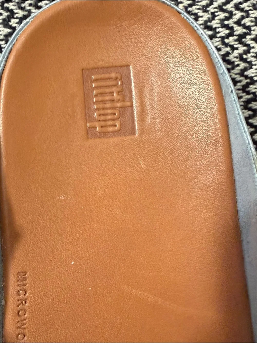FitFlop Metallic Sky Blue Twiss Open Toe Sandals